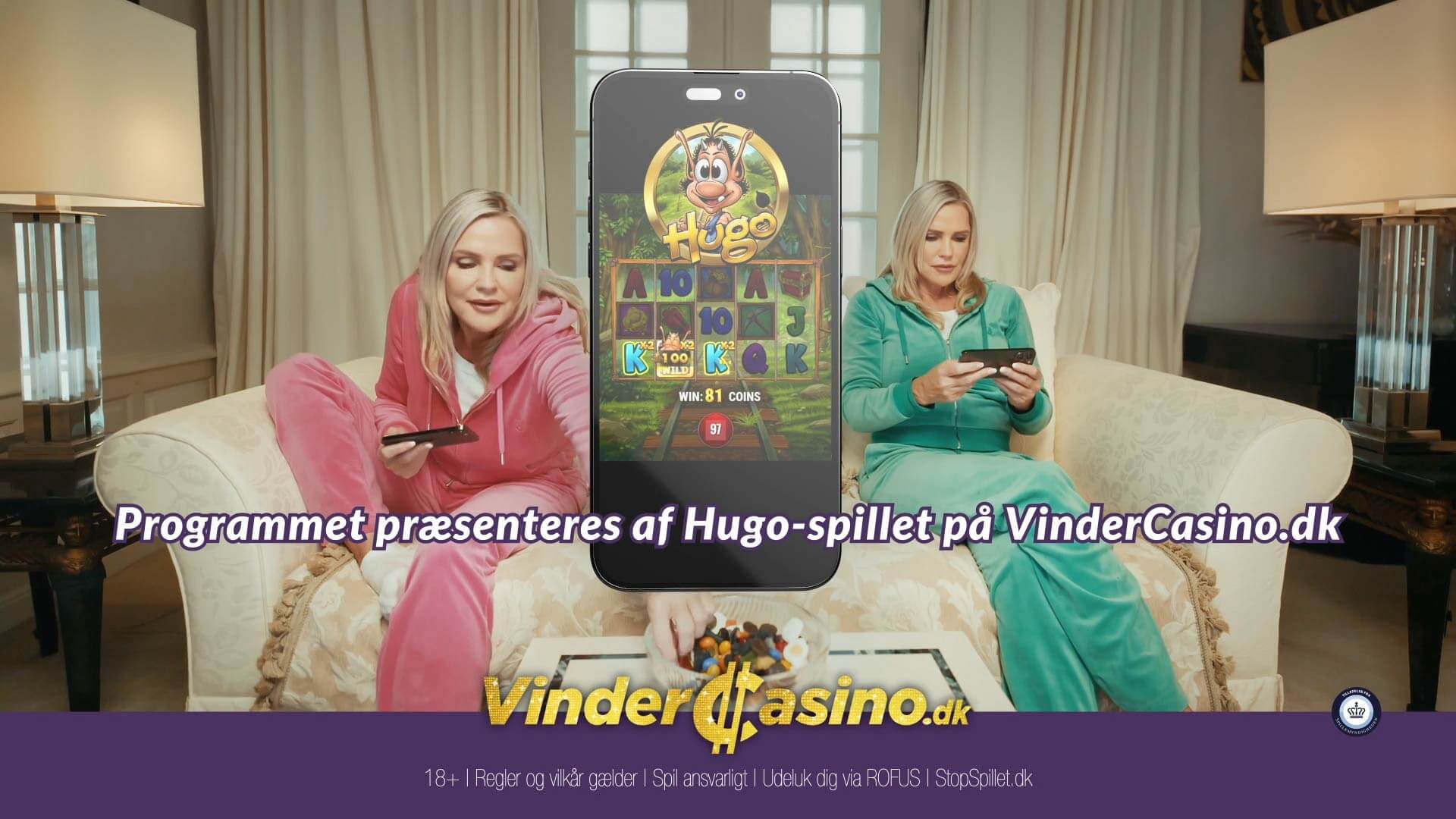 Hugo Casino brugerinterface